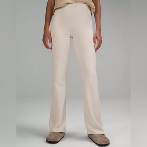 Brushed Softstreme Ribbed Zip Flared Pant